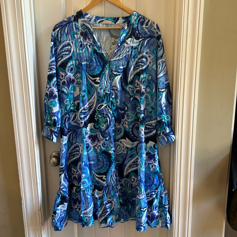 Soft Surroundings paisley dress